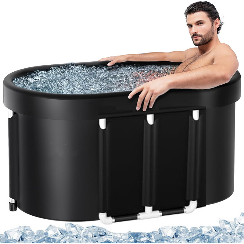 2, XXL long cold plunge Oval ice tub